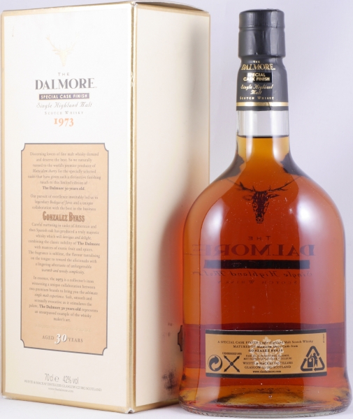 Dalmore 1973 30 Years Mathusalem Gonzalez Byass Special Cask Finish Highland Single Malt Scotch Whisky 42.0%
