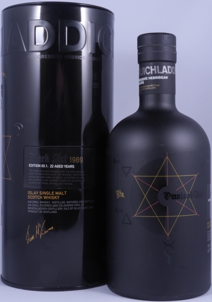 Bruichladdich Black Art 03.1 1989 22 Years Limited Edition Islay Single Malt Scotch Whisky Cask Strength 48,7%