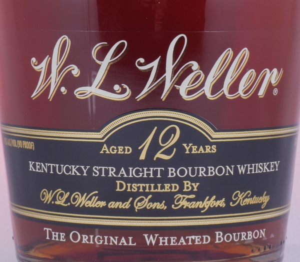 W.L. Weller 12 Years Kentucky Straight Bourbon Whiskey distilled by W.L. Weller and Sons 45.0%