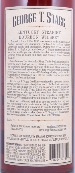 George T. Stagg 1998 16 Years Buffalo Trace Antique Collection 2014 Kentucky Straight Bourbon Whiskey 69.05%