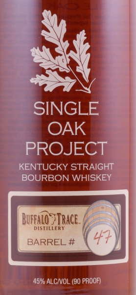 Buffalo Trace Single Oak Project Barrel #47 Kentucky Straight Bourbon Whiskey 45.0%