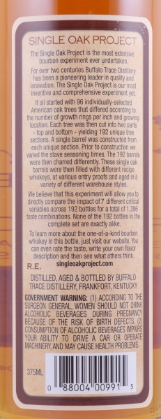 Buffalo Trace Single Oak Project Barrel #144 Kentucky Straight Bourbon Whiskey 45,0% Vol.