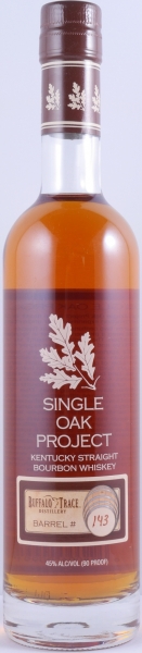 Buffalo Trace Single Oak Project Barrel #143 Kentucky Straight Bourbon Whiskey 45.0%