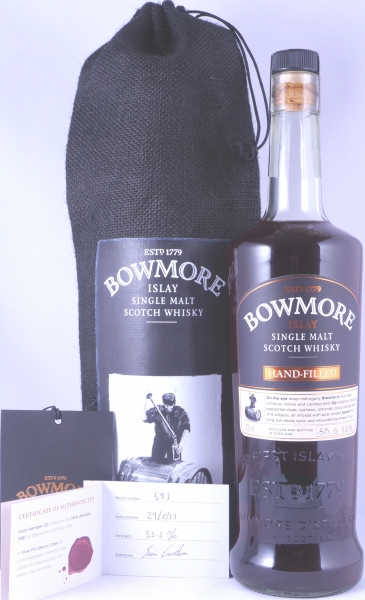 Bowmore 1997 16 Years First Fill Sherry Butt Cask No. 23 Feis Ile 2013 First Hand-Filled Edition Islay Single Malt Scotch Whisky 55,5%