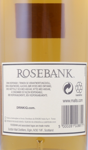 Rosebank 1990 21 Years Limited Edition Special Release 2011 Lowland Single Malt Scotch Whisky Cask Strength 53,8%