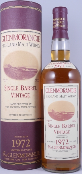Glenmorangie 1972 22 Years Rare Single Barrel Vintage Cask No. 1831 Highland Single Malt Scotch Whisky 46.0%