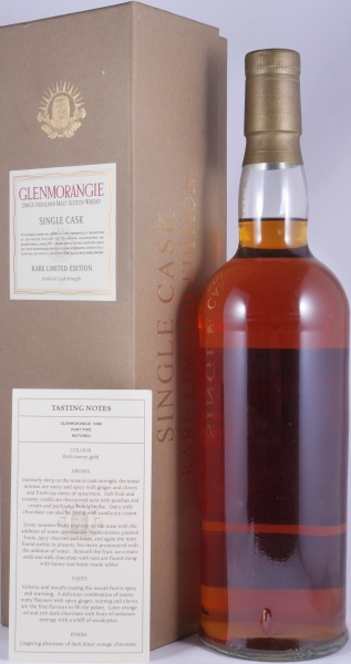 Glenmorangie 1989 15 Years Port Pipe Cask No. 6678 Rare Limited Edition Highland Single Malt Scotch Whisky 53.3%
