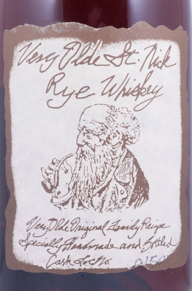 Very Olde St. Nick Winter Rye Lot A150 Proof 101 White Wax Sealed Handmade Kentucky Straight Rye Whiskey 50,5%