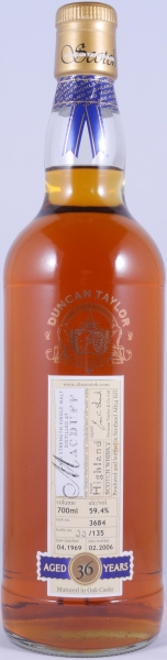 Macduff 1969 36 Years Sherry Cask No. 3684 Duncan Taylor Cask Strength Rare Auld Edition Highland Single Malt Scotch Whisky 59.4%