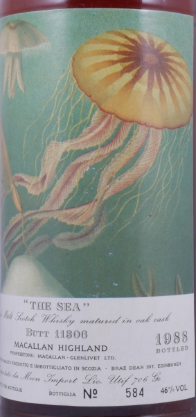 Macallan 1970 18 Years Sherry Butt No. 11306 The Sea Moon Import Single Malt Scotch Whisky Cask Strength 46,0%