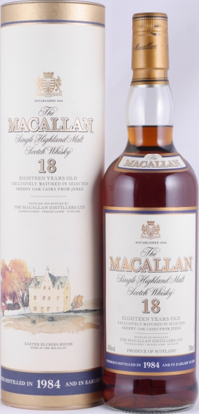 Macallan 1984 18 Years Sherry Oak Highland Single Malt Scotch Whisky 43,0%
