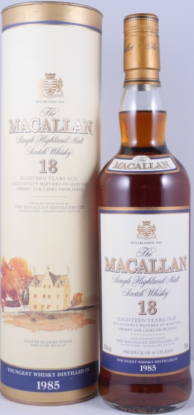 Macallan 1985 18 Years Sherry Oak Highland Single Malt Scotch Whisky 43,0%