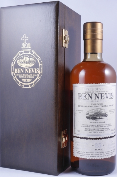 Ben Nevis 1990 23 Years Fresh Bourbon Dump Hogshead Cask No. 2 The Presidents Casks Highland Single Malt Scotch Whisky 56,4%