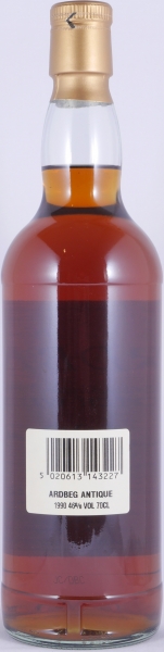 Ardbeg 1990 13 Years Sherry Cask No. 3133 Gordon and MacPhail Islay Single Malt Scotch Whisky 46,0%