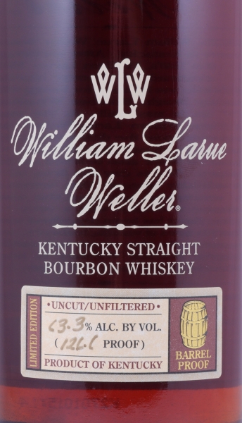 William Larue Weller 1998 12 Years Fall of 2010 Buffalo Trace Antique Collection Kentucky Straight Bourbon Whiskey 63,3%