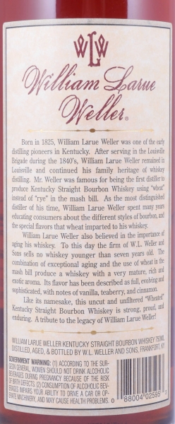 William Larue Weller 1998 12 Years Fall of 2010 Buffalo Trace Antique Collection Kentucky Straight Bourbon Whiskey 63,3%