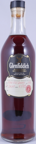 Glenfiddich 1995 20 Years First Fill Sherry Cask No. 30318 Speyside Malt Scotch Whisky Cask Strength 57,8%