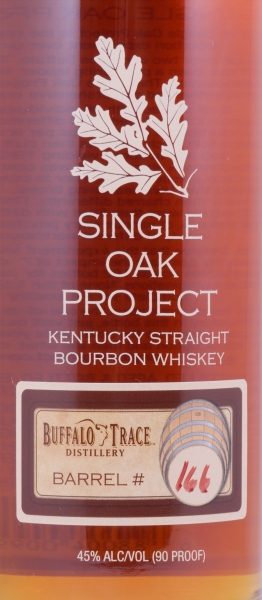 Buffalo Trace Single Oak Project Barrel #166 Kentucky Straight Bourbon Whiskey Releases Ninth 45,0%