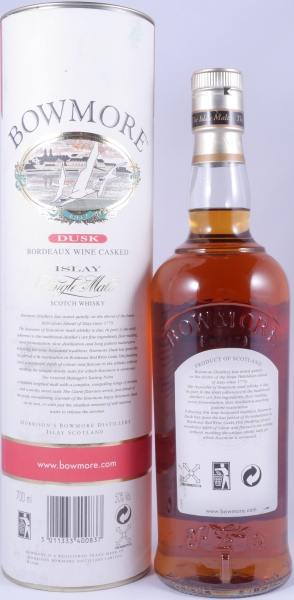 Bowmore Dusk Claret Casked Finished Islay Single Malt Scotch Whisky Seagull Label Cask Strength 50,0%