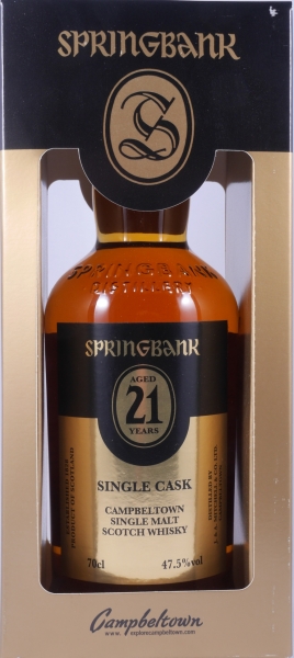 Springbank 21 Years Oloroso Sherry Hogshead Single Cask Edition 2016 Campbeltown Single Malt Scotch Whisky 47,5%