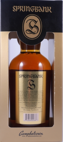 Springbank 21 Years Oloroso Sherry Hogshead Single Cask Edition 2016 Campbeltown Single Malt Scotch Whisky 47,5%