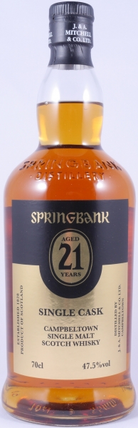 Springbank 21 Years Oloroso Sherry Hogshead Single Cask Edition 2016 Campbeltown Single Malt Scotch Whisky 47,5%