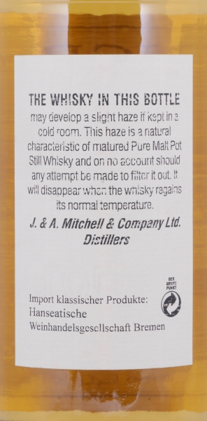 Springbank 1974 28 Years Oak Cask No. 2283 Private Bottling Campbeltown Single Malt Scotch Whisky 46,0%