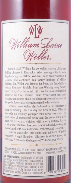 William Larue Weller 1998 Fall of 2011 Buffalo Trace Antique Collection Kentucky Straight Bourbon Whiskey 66.75%
