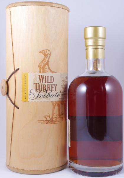 Wild Turkey Tribute 15 Years Jimmy Russells 50th Anniversary Limited Edition Kentucky Straight Bourbon Whiskey 50,5%