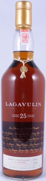 Lagavulin 1991 25 Years Special Release 2016 200 Years of Lagavulin Distillery Managers Islay Single Malt Whisky Cask Strength 51,7%