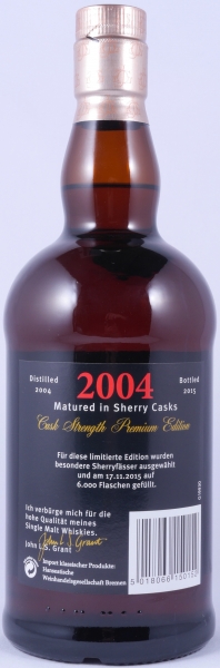 Glenfarclas 2004 11 Years Sherry Casks Premium Cask Strength Edition Highland Single Malt Scotch Whisky 59,8%