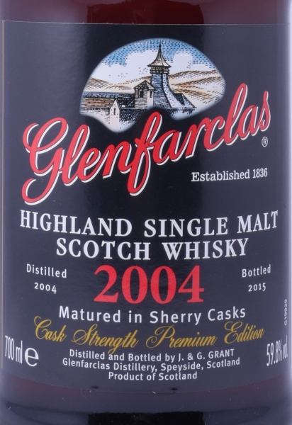 Glenfarclas 2004 11 Years Sherry Casks Premium Cask Strength Edition Highland Single Malt Scotch Whisky 59,8%