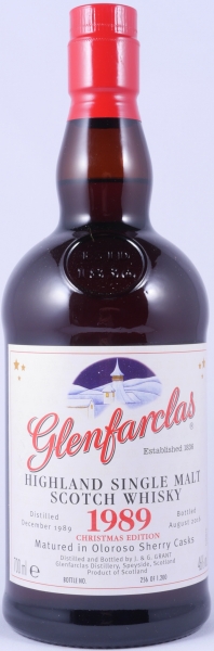 Glenfarclas 1989 26 Years Oloroso Sherry Casks Nos. 12820, 12831, 13014, 25670 Christmas Edition Highland Single Malt Scotch Whisky 46,0%