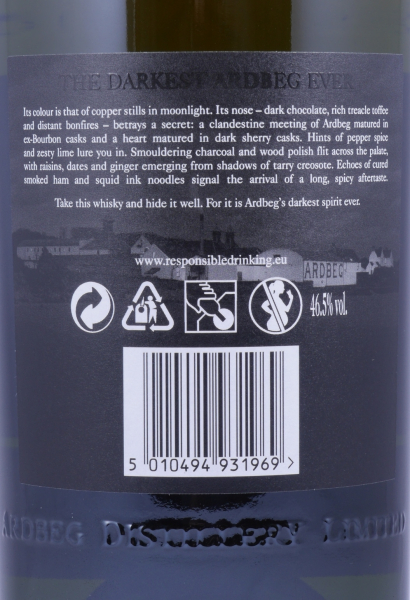 Ardbeg Dark Cove The Ultimate Islay Single Malt Scotch Whisky 46,5%