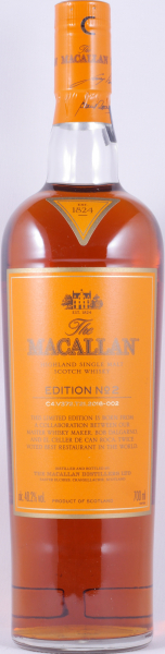 Macallan Edition No.2 El Celler de Can Roca Limited Release 2016 Highland Single Malt Scotch Whisky 48.2%