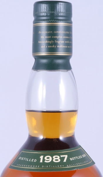 Cragganmore 1987 13 Years Distillers Edition 2001 Special Release CggD-6552 Speyside Single Malt Scotch Whisky 40.0%