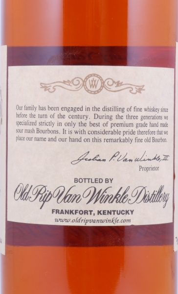 Old Rip Van Winkle 10 Years Special Limited UK-Release Handmade Kentucky Straight Bourbon Whiskey 45,0%