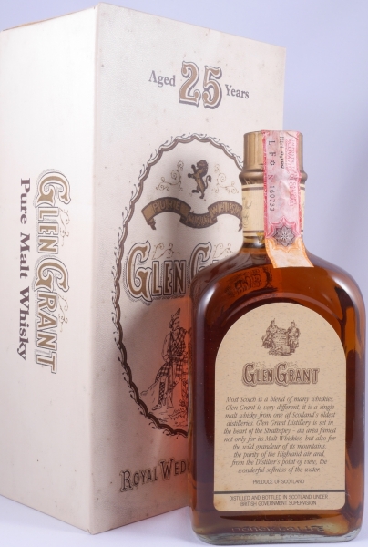 Glen Grant 25 Years Royal Wedding Reserve Limited Edition Highland Single Malt Scotch Whisky 40,0%