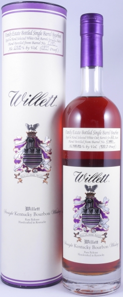 Willett 22 Years Single Barrel No. C18D Family Estate Rare Release Kentucky Straight Bourbon Whiskey 68.85%