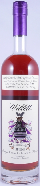 Willett 22 Years Single Barrel No. C18D Family Estate Rare Release Kentucky Straight Bourbon Whiskey 68.85%