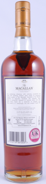 Macallan 1991 18 Years Sherry Oak Highland Single Malt Scotch Whisky 43.0%