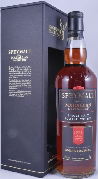 Macallan Speymalt 1972 42 Years First Fill Sherry Cask Highland Single Malt Scotch Whisky 43,0%