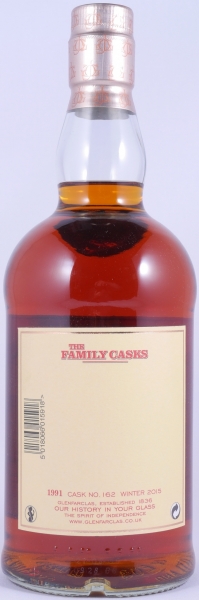 Glenfarclas 1991 24 Years The Family Casks 1st Fill Sherry Butt Cask No. 162 Highland Single Malt Scotch Whisky 58.0%