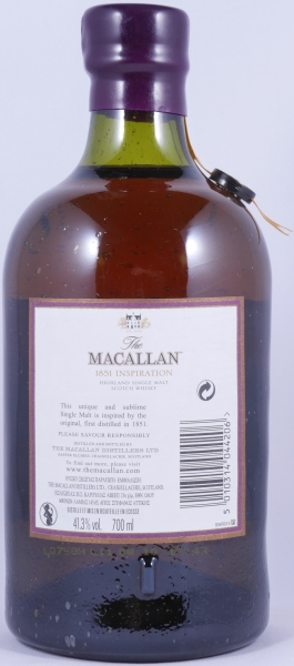 Macallan 1851 Inspiration Limited Edition Highland Single Malt Scotch Whisky 41.3%