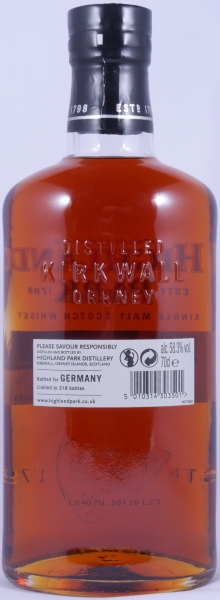 Highland Park 2002 13 Years 1st Fill Sherry Hogshead Cask No. 6353 Orkney Islands Single Malt Scotch Whisky 58.3%