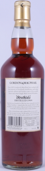 Strathisla 1964 49 Years First Fill Sherry Butt Gordon und MacPhail Speyside Single Malt Scotch Whisky 43,0%