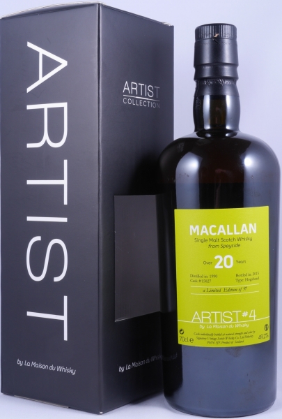 Macallan 1990 over 20 Years Hogshead Cask No. 15827 La Maison du Whisky Artist #4 Highland Single Malt Scotch Whisky 49,2%