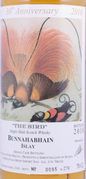 Bunnahabhain 1976 34 Years Hogshead Cask No. 2141 The Bird Moon Import 30th Anniversary Islay Single Malt Scotch Whisky 46,0%