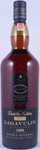 Lagavulin 1990 16 Years Distillers Edition 2006 Special Release lgv.4/494 Islay Single Malt Scotch Whisky 43.0% 1.0L