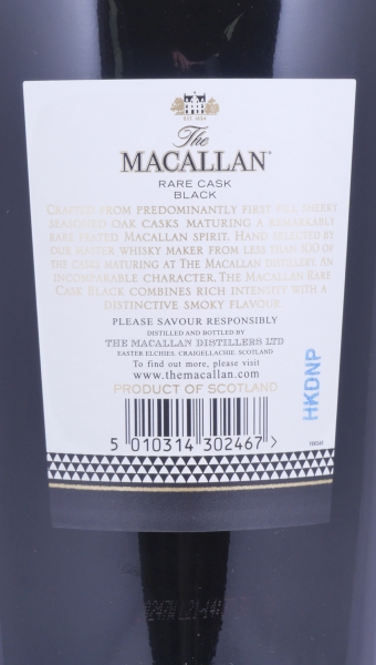 Macallan Rare Cask Black Steven Klein Masters of Photography Highland Single Malt Scotch Whisky 48,0%